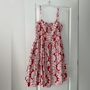 Bernie Dexter Paris dress in red damask size 2X